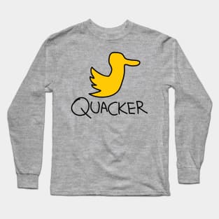 Quacker Social Long Sleeve T-Shirt